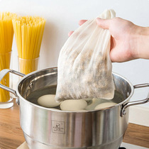 Cotton drawstring type Chinese medicine filter bag kitchen supplies soup bag marinated spice bag slag bag