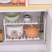 Aesley retractable shelf kitchen floor stand multifunctional sink storage rack pot rack
