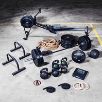 CrossFit Training Venue Solution Combination Rack Bell Piece Rowing Machine CLUSTER