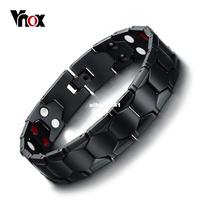 Mens Healing FIR Magnetic Bio Energy Bracelet Stainless