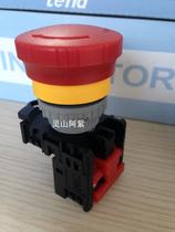 Original Taiwan TD day emergency stop button switch TN2BKR-1B a normal closed holiday one penalty ten