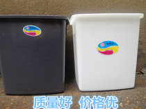 Wholesale large no cover hotel plastic trash can gray trash can Hotel guest room household soot trash can