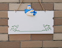 Cute snowman European creative home decoration wall listing personality door hanging decoration wall hanging kindergarten customization