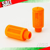 Orange red orange particles Pneumatic plastic silencer valve silencer PSL1 points 2 points 3 points 4 points 6 points 1 inch