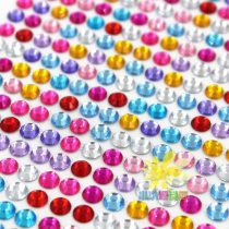 Acrylic diamond sticker Crystal stickers children creative paste material toddlers handmade picture book diy