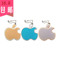 With Carry-on Small Mirror Tumble Unbroken Makeup Mirror Stainless Steel Beat without crappa portable hanging bag small mirror mirror