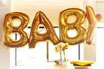 40 inch gold large letter balloon wedding decoration aluminum foil balloon helium-filled floating letter aluminum film balloon