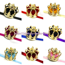 lolita headdress red pink yellow blue purple gold lovely Lolita COS crown decoration