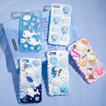 diy phone case cream glue material bag handmade homemade cream phone case Christmas set