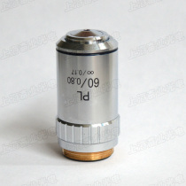 Flat field achromatic objective 60 times 60 times objective lens PL60X objective
