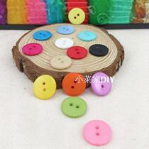 Shirt shirt round resin buckle children colorful bread buckle DIY candy color button adjustment button button Joker