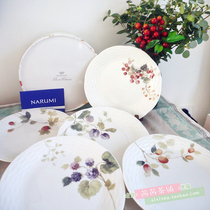 Spot Japan narumi Narumi lucys garden Lucy garden 17cm dinner plate 5pcs gift box