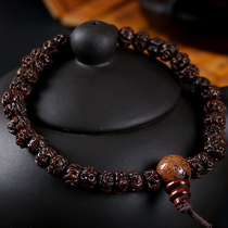 Natural brown and black Ruyi Bodhi hand string Tianzi bracelet Tanabata couple Buddha beads 6mm men and women models