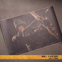Green Arrow-Man Poster Beauty Drama Retro Kraft White Kraft Paper Oil Canvas Photographic Paper to Customize Activity Advocacy Paints