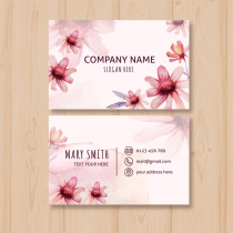 Beauty makeup business card printing design and production custom-made free design store treasurer business card