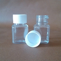 30g plastic bottle transparent bottle PET bottle solid bottle big mouth bottle liquid bottle 30ml square bottle