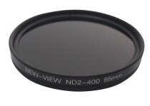 New Realm New-VIEW Dimming Adjustable ND2-400 Filter 55mm Medium Grey Density Mirror Lens Filter