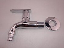Export Germany quick open all copper washing machine faucet 4 points washing machine faucet nozzle into the wall single cold
