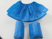Disposable thickened shoe cover plastic shoe cover foot cover dust-free shoe cover PE plastic home indoor 100 only pack