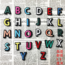 English letter stickers letters initials labels stickers perspective letters color marks