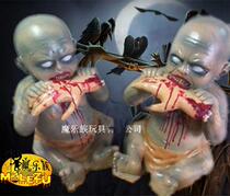 Halloween Secret Room Ghost House Decorated Bloody broken hands Ghost Baby Zombie Bust of Biochemical Rot and Corpse Props