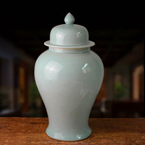  Jingdezhen ceramic pot ornaments Home accessories Modern creative vase Living room entrance wine cabinet Crafts