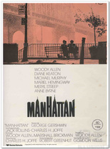 Manhattan Woody Allen movie poster original authorized art film decoration painting