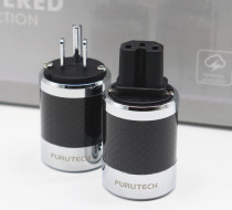 Carbon fiber single crystal copper plated plug Power plug Audio plug tail plug