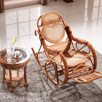 Rattan chair Rocking Chair Vine Rocking Chair Rocking Chair Rocking Chair Seniors Chair Casual Lunch Break Sleeping Chair Balcony Deck Chair