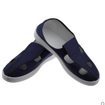 Antistatic four-hole shoe white workshop Working dust-free shoes canvas net face Antistatic 4 Holes Sails Cloth Shoes