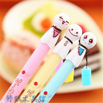 Japan Korea Stationery Brandi 2102 gel pen creative cute sunny doll 0 38mm water pen wholesale