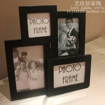 Crown Wooden Family Photo Creative Combination Photo Frame Picture Frame Photo Frame Photo Frame Cartoon European Combination Wall Photo Frame