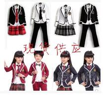 School uniforms for primary and middle school students with big choral performance costumes Han version Long sleeves Autumn Winter men and women Mens And Womens Clothes Uniform Small Suits