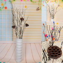 Simulation flower dried flowers placed floral art living room porch floor Flower home accessories natural branches willow branches set
