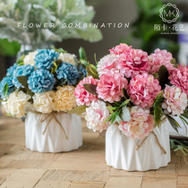 Plastic flower simulation flower dried flower bouquet fake flower decoration decoration table flower table flower green plant small table flower flower decoration