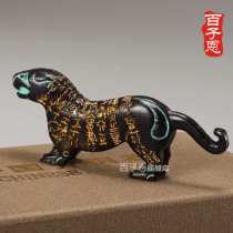 Du Hufu Chinese bronzes Qin Du Hufu Crafts Office ornaments Living room decoration Collection