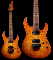 Custom Suhrs Modern Quilt Top 7 String Electric Guitar