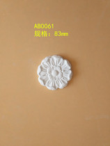 Gypsum decorative flower AB0061 plaster round flower wall decoration Wall Flower European style villa style