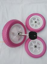 Children's tricycle bicycle tricycle enlarged wheel baby stroller accessories front wheel rear wheel wheel