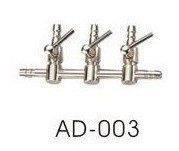 AD-003 distributor with switch oxygen pump tracheal distribution head air valve airflow valve 3-head shunt valve