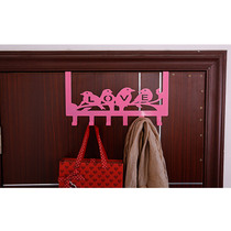 Stainless steel door rear adhesive hook clothes hook clothes hanging rack no trace coat hook door back adhesive hook