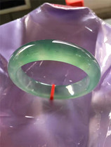 Jewelry Natural Burmese jade bracelet High Old Pit Ice seed with certificate female fluorescent floating green jade bracelet