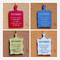 Retro kitchen European creative home decoration beauty salon womens clothing store wall listed personality wooden house decoration