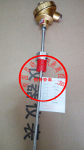  Assembled thermocouple K index stainless steel tube Double thermocouple temperature sensor threaded flange
