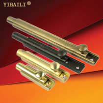 Luxury Pure Copper Min Bolt Windows Bolt Door Bolt Buttoned Doors And Windows Ancient Bronze Min Bolt Lock Villa Door Black Bolt