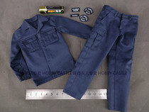 1 6 soldiers DID MA1003 90s LOS ANGELES SWAT BLUE UNIFORM MODEL SLEEVE MARK CHEST MARK