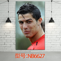 Cristiano Ronaldo football star CR7 poster decoration painting bedroom dormitory wall painting poster paper poster painting sea