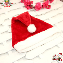 Christmas costumes Christmas hats Christmas party headdress adult gold velvet plush hat mall staff hats