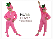 National June 1 childrens fruit and vegetable clothing textbook drama stage play childrens powder flower performance clothing
