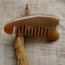 Head massage board White water horn scraping board handmade to create a good feel Special for combing the chest